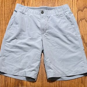 Under Armour Light Gray Flat Front Shorts